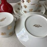 Tasses à thé Limoges Marcel Chaufriasse