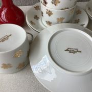 Tasses à thé Limoges Marcel Chaufriasse