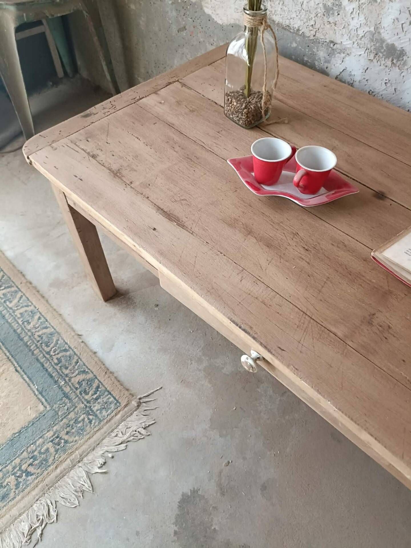 Table basse de ferme