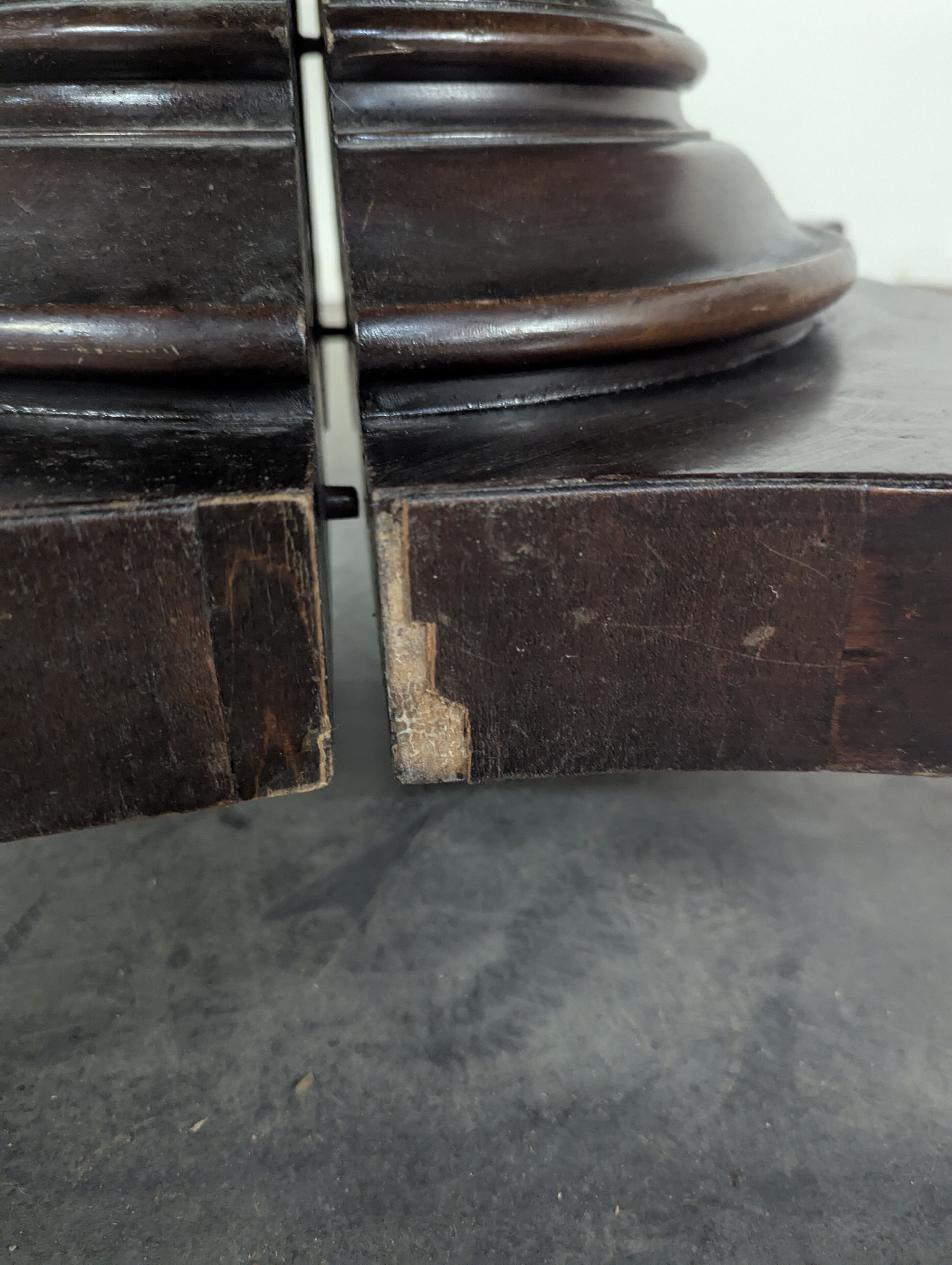 English mahogany table