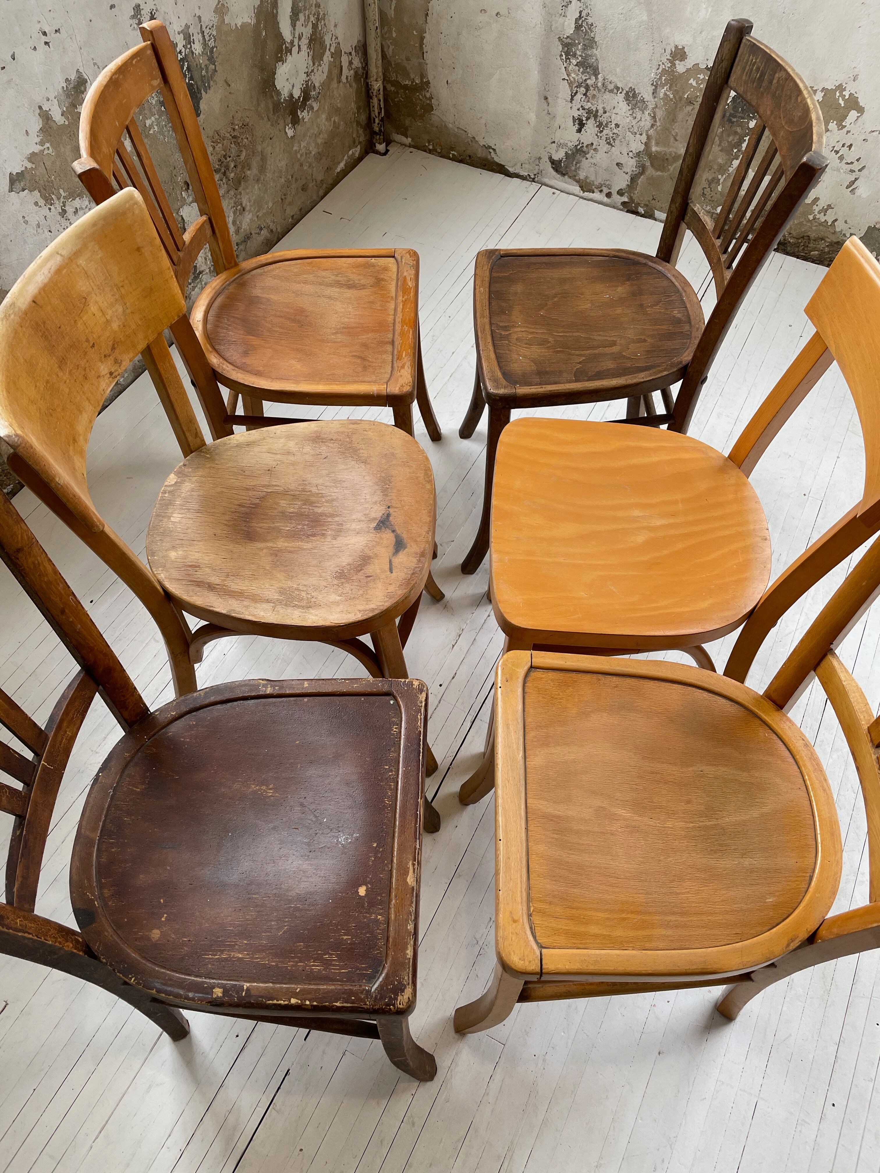 Set 6 chairs bistro Luterma Baumann