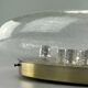 XL 60s 70s Lamp Light Plafoniere Flush Mount Ice Glass Hillebrand 60s