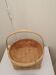 Wooden basket with slats