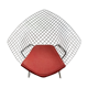 Fauteuil Diamond rouge H. Bertoïa édition Knoll contemporaine