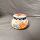 Ancien Pot Gingembre Bonbonnière Chinois Décor Floral Porcelaine