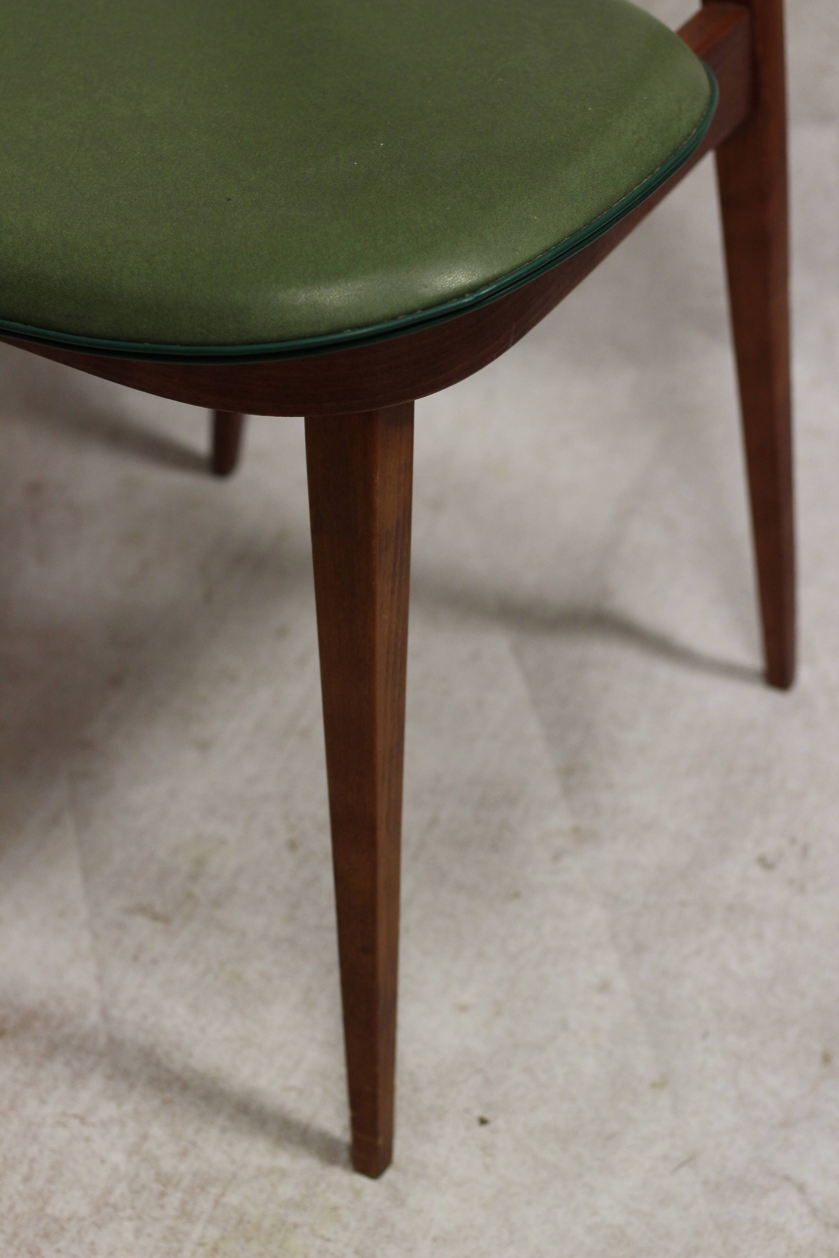 Green skai unicorn chair