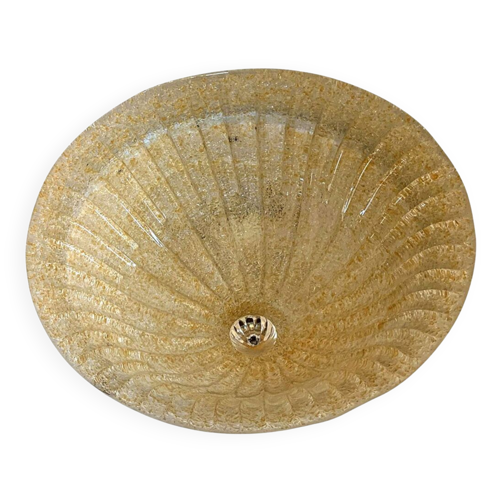 Murano glass flush mount