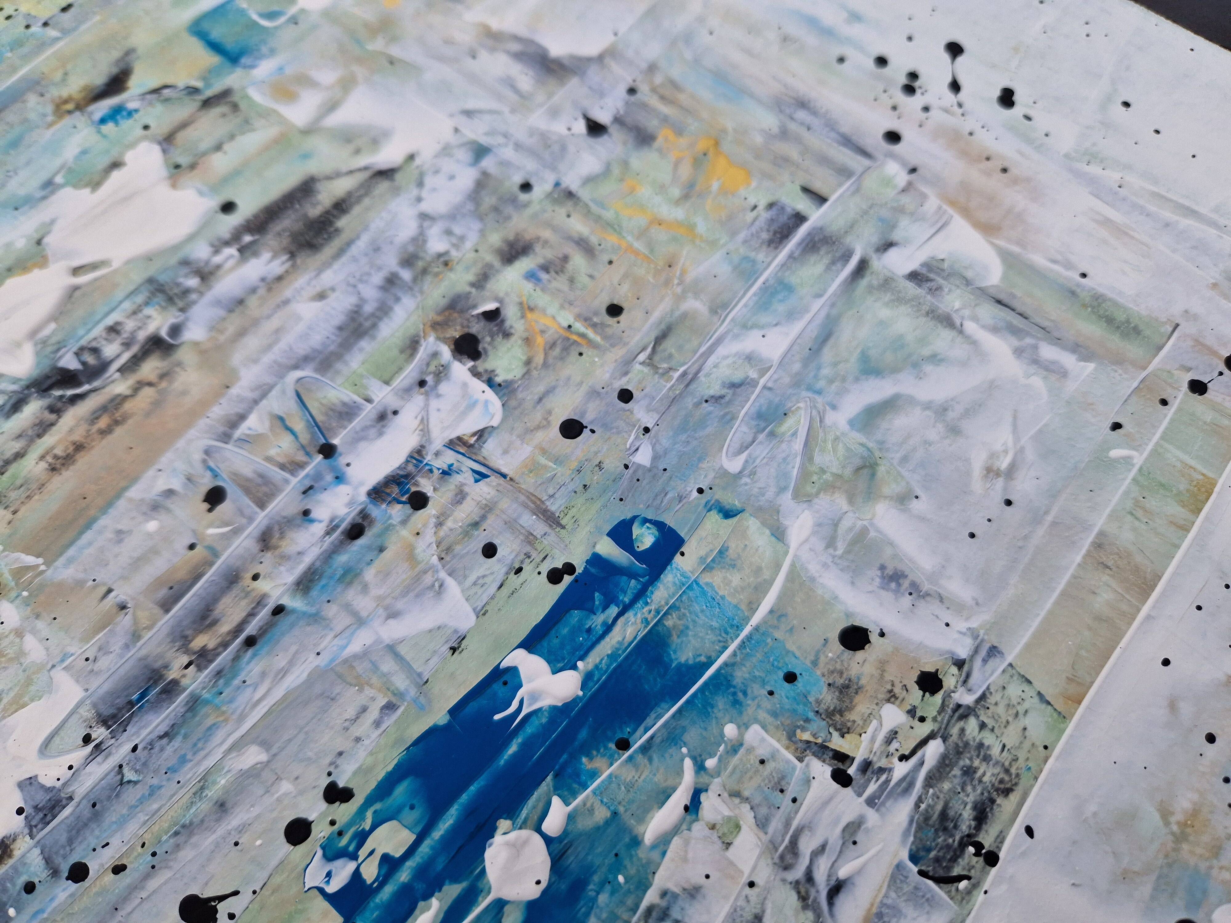 Abstract painting table