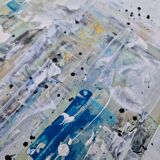 Abstract painting table