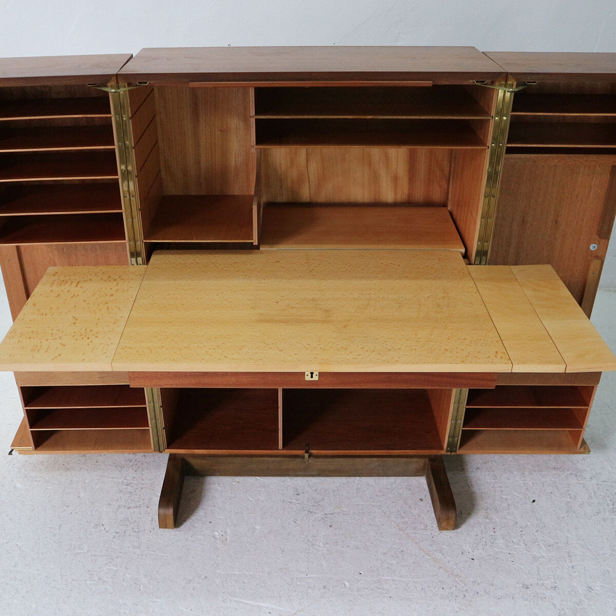 Teak "Magic Box" Bureau by Mummenthaler & Meier, 1960s
