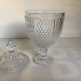 Large diamond-pointed sweet jar