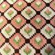 Vintage crochet cushion
