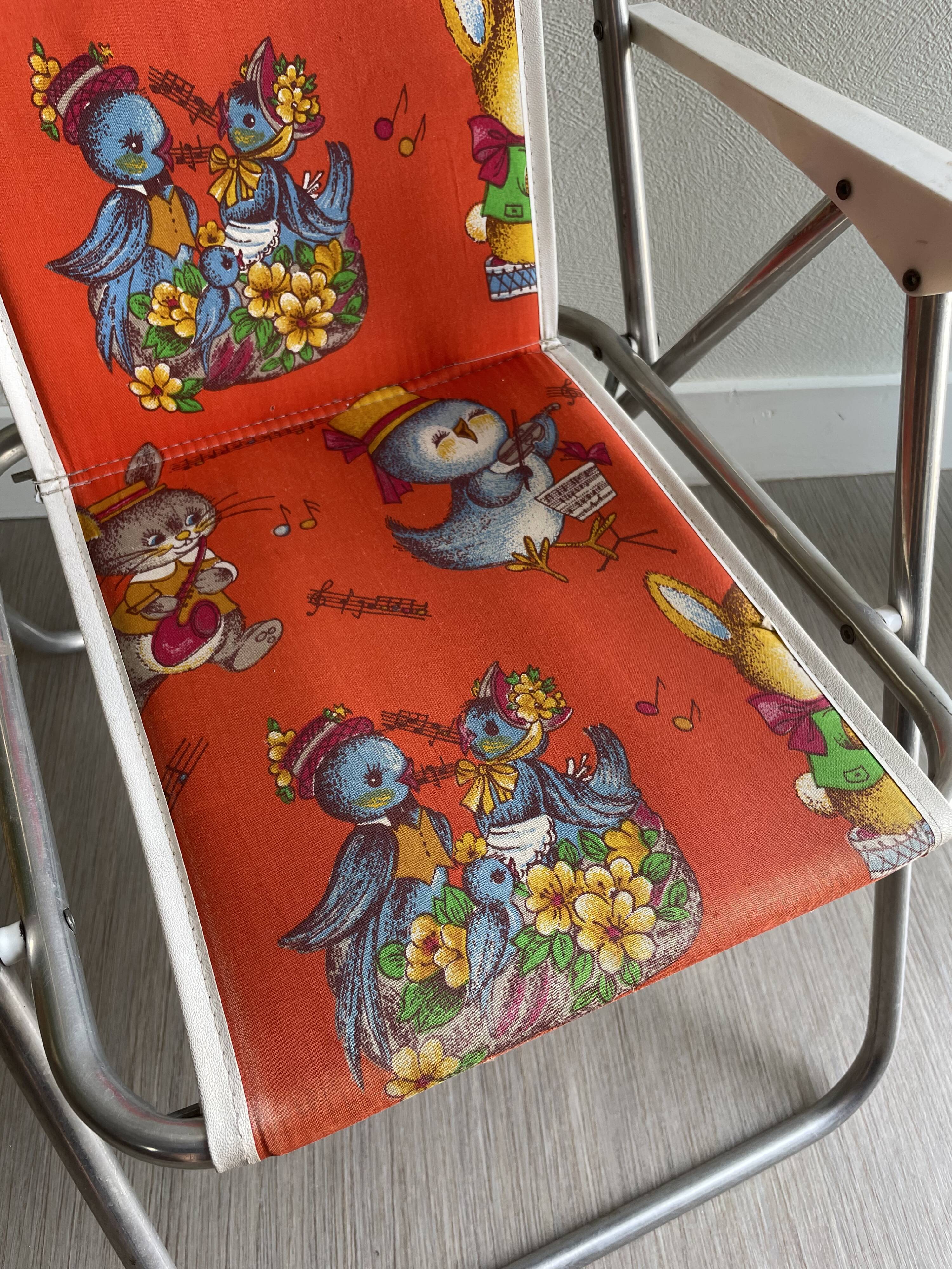 Vintage children's camping chair