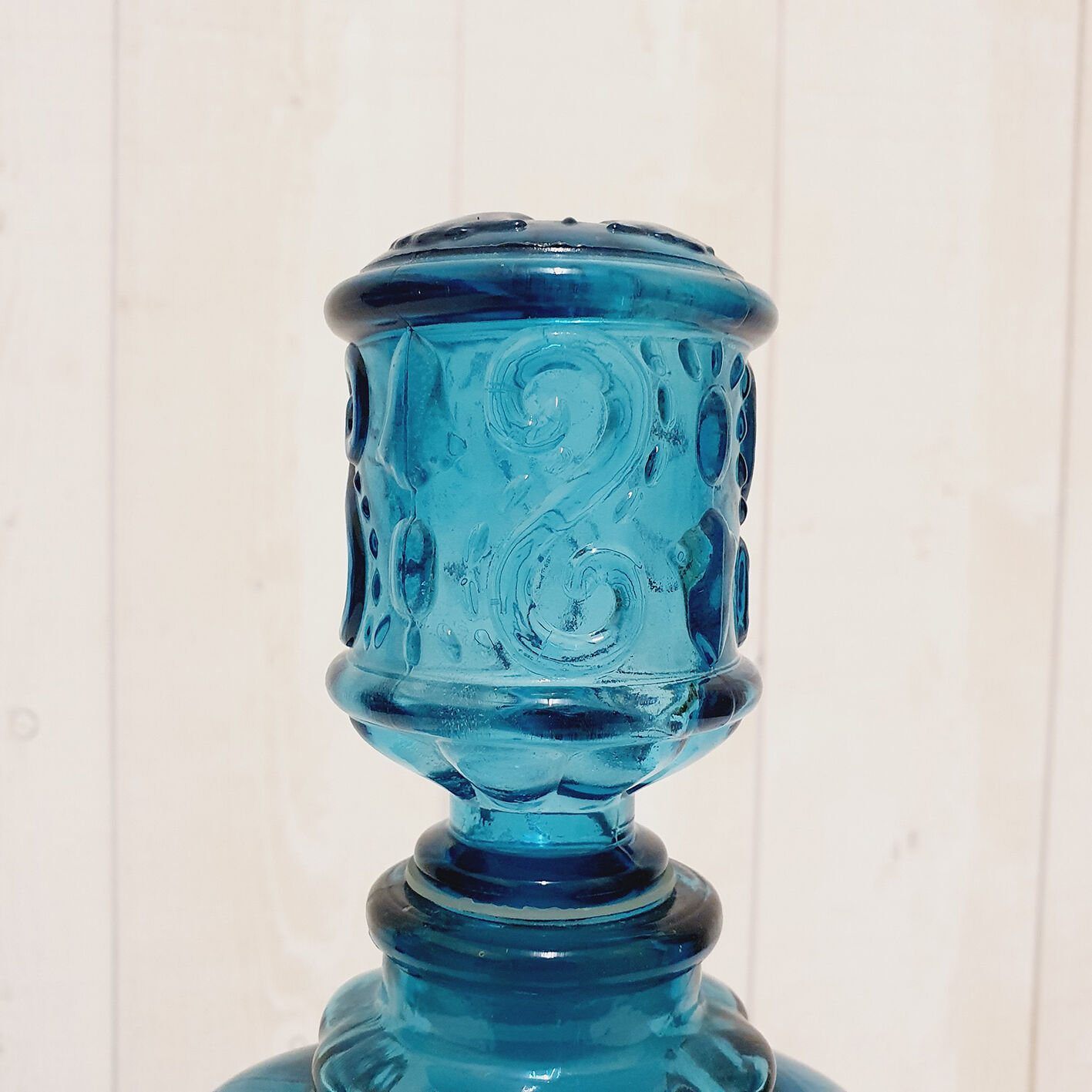 Blue Italian bottle