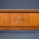 Mid-Century Teak Freestanding Desk from Bartels, 1960s