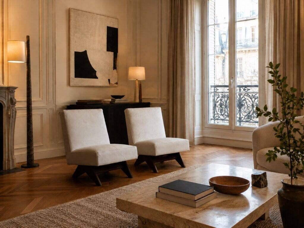Pair of Pierre Jeanneret 'Fireside' chairs, model No. PJ-SI-36-A