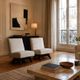 Pair of Pierre Jeanneret 'Fireside' chairs, model No. PJ-SI-36-A