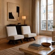 Pair of Pierre Jeanneret 'Fireside' chairs, model No. PJ-SI-36-A