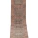 Vintage Turkish hallway rug 85x683 cm