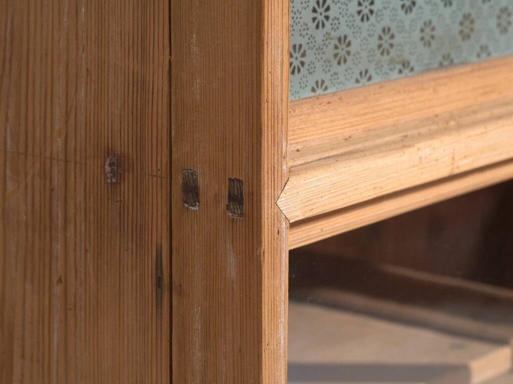 Old Japanese cedar wardrobe – Taishō / Shōwa period (c. 1912-1945) #32