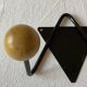 Vintage triangle hook 2 supports