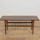 Table basse en teck du milieu du siècle, Danemark, années 1960
