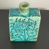 Set of 2 Small Turquoise Qajar Vases #1 and #2