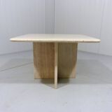Travertine coffee table side table 1970’s