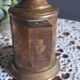 Paraffin pigeon lamp, late 19th century, brass & copper