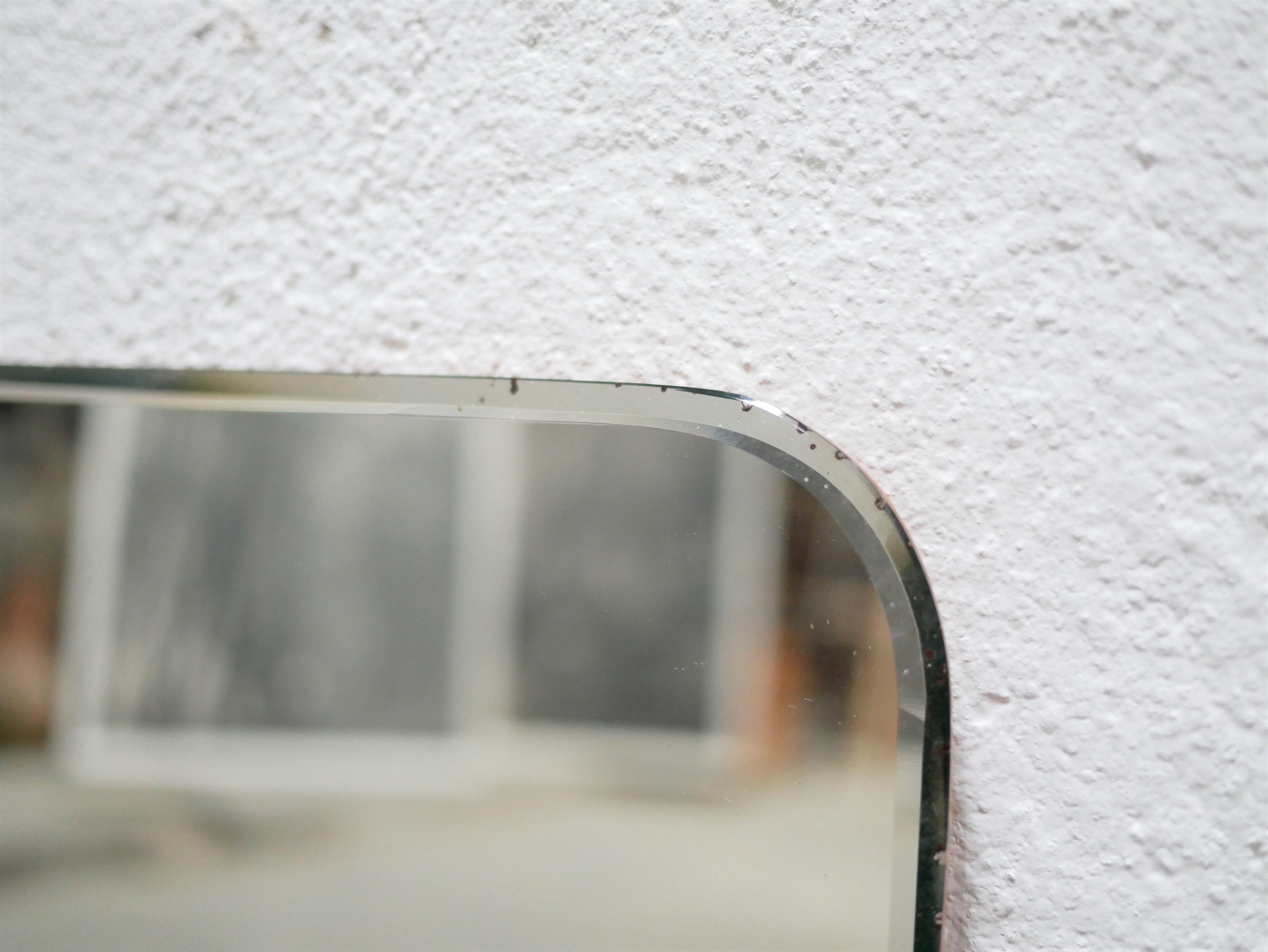 Beveled mirror art deco 48cm x 72cm