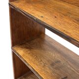 Art Deco Oak compact bookcase minimalist design