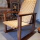 Old brutalist armchair