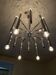 Very large vintage 12-light chandelier by Sciolari - 1970s (Space Age)