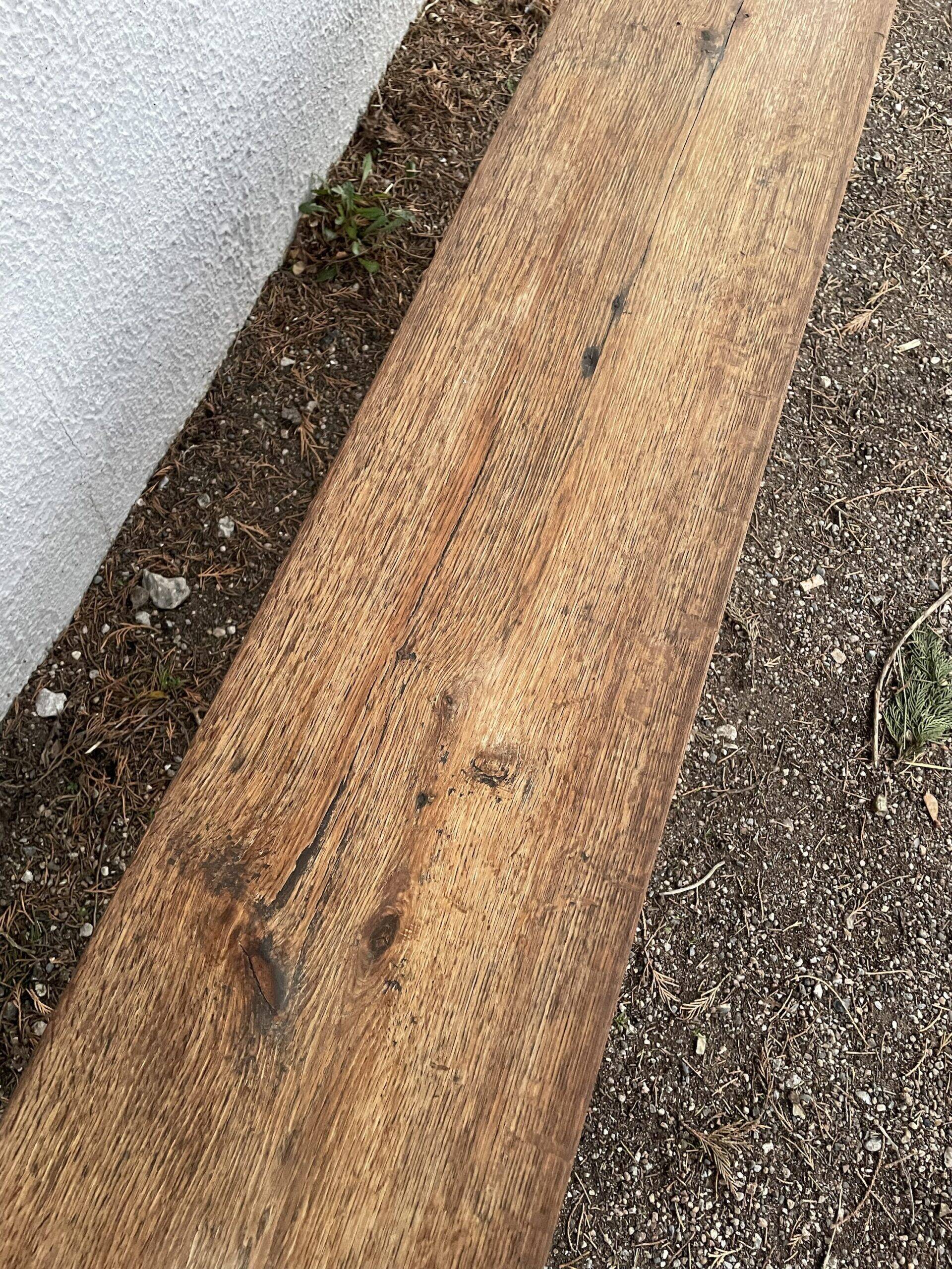 3-metre solid oak bench