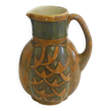 Art Deco Odetta HB Quimper stoneware pitcher