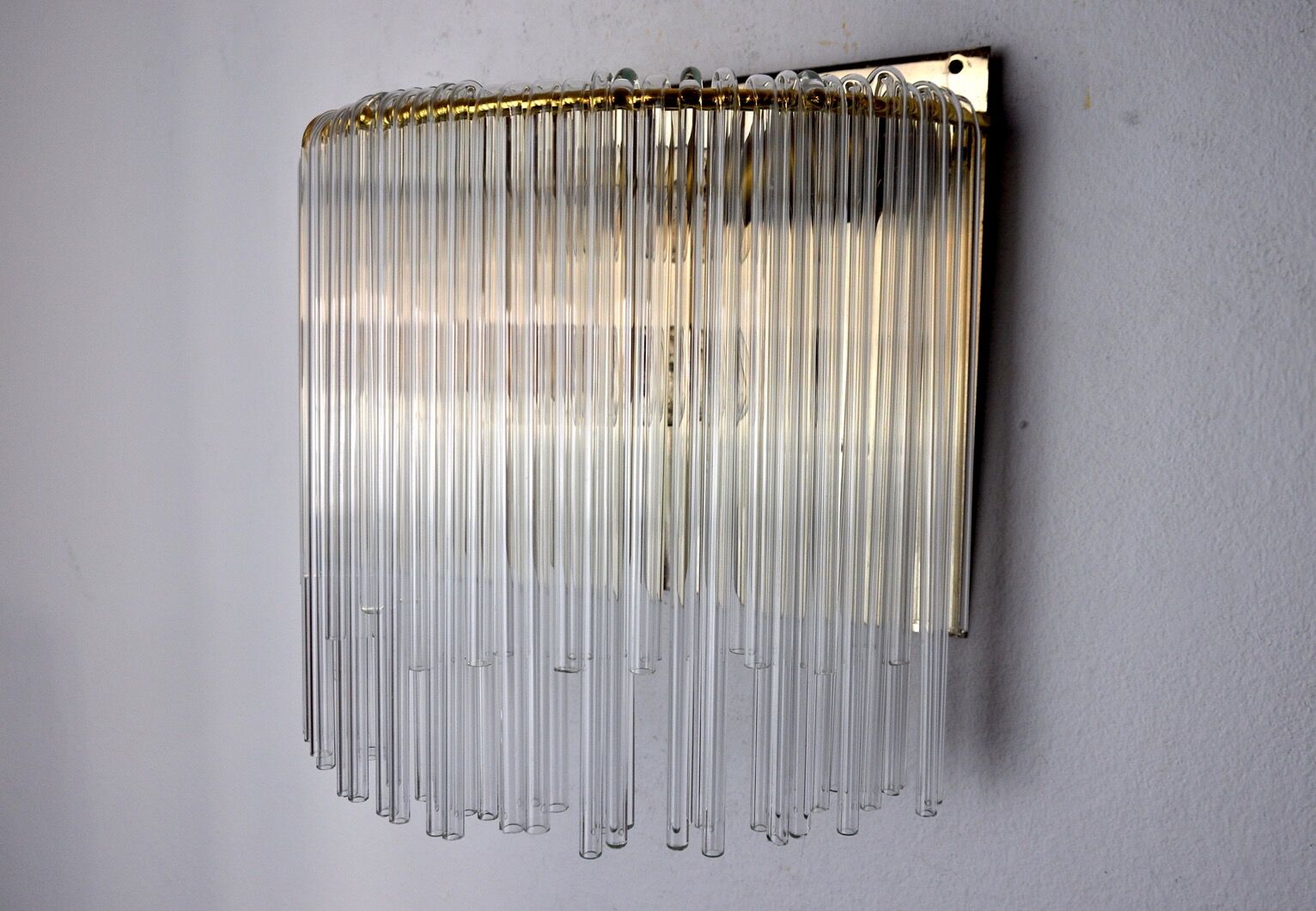 Venini wall lamp, Murano glass, Italy, 1970