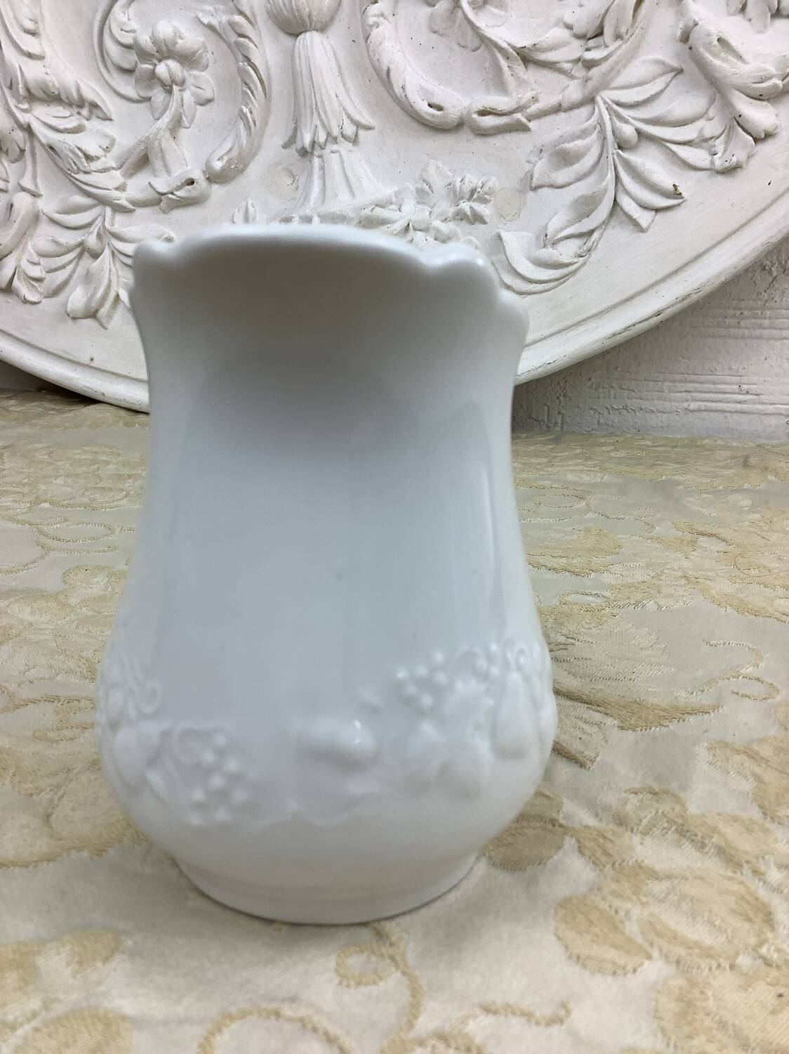 Small white porcelain milk jug