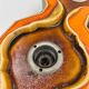 Pan ceramic wall light