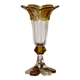 Bohemian crystal cornet vase