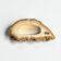 agate ashtray - Vintage beige agate slice tray from the 1960s
