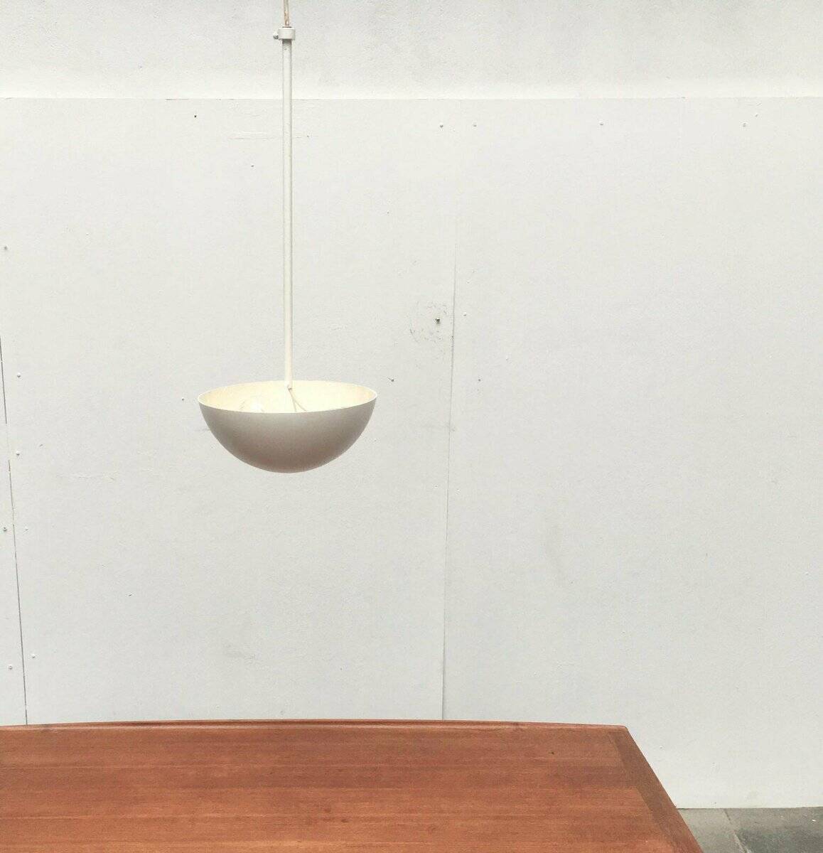 Mid-century modern style fiberglass pendant light, 1960s, set of 2.