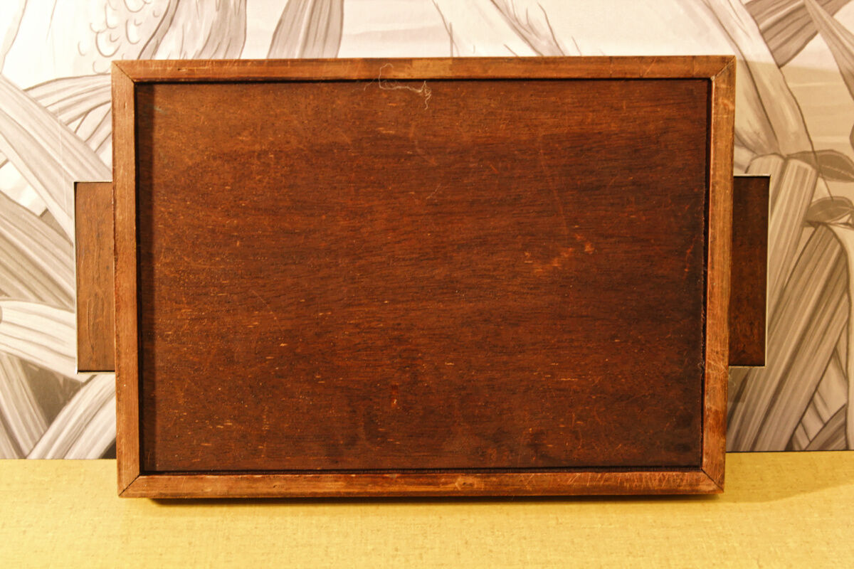 Mahogany smoking kit, 50s