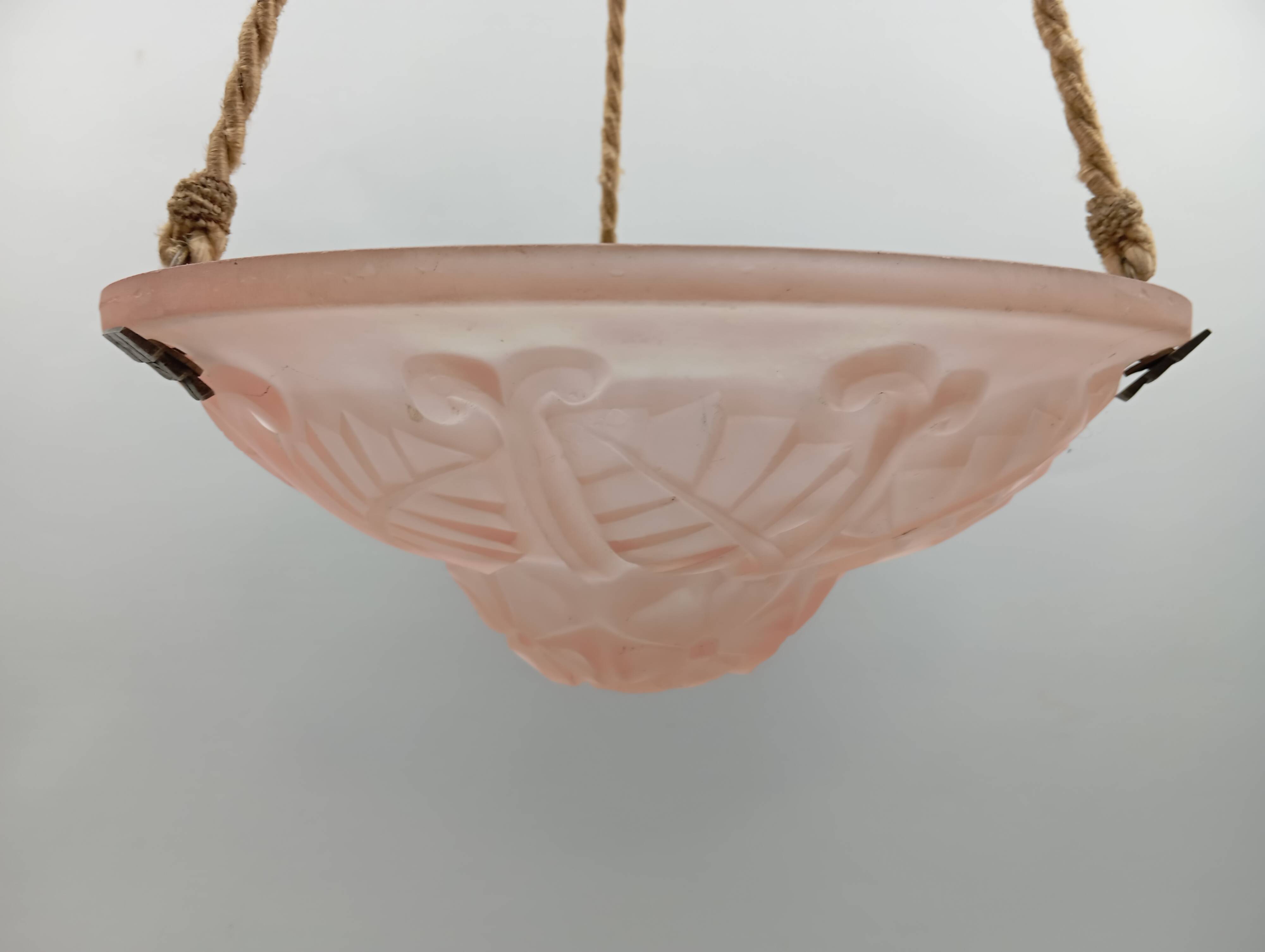 Degué art-deco pendant light