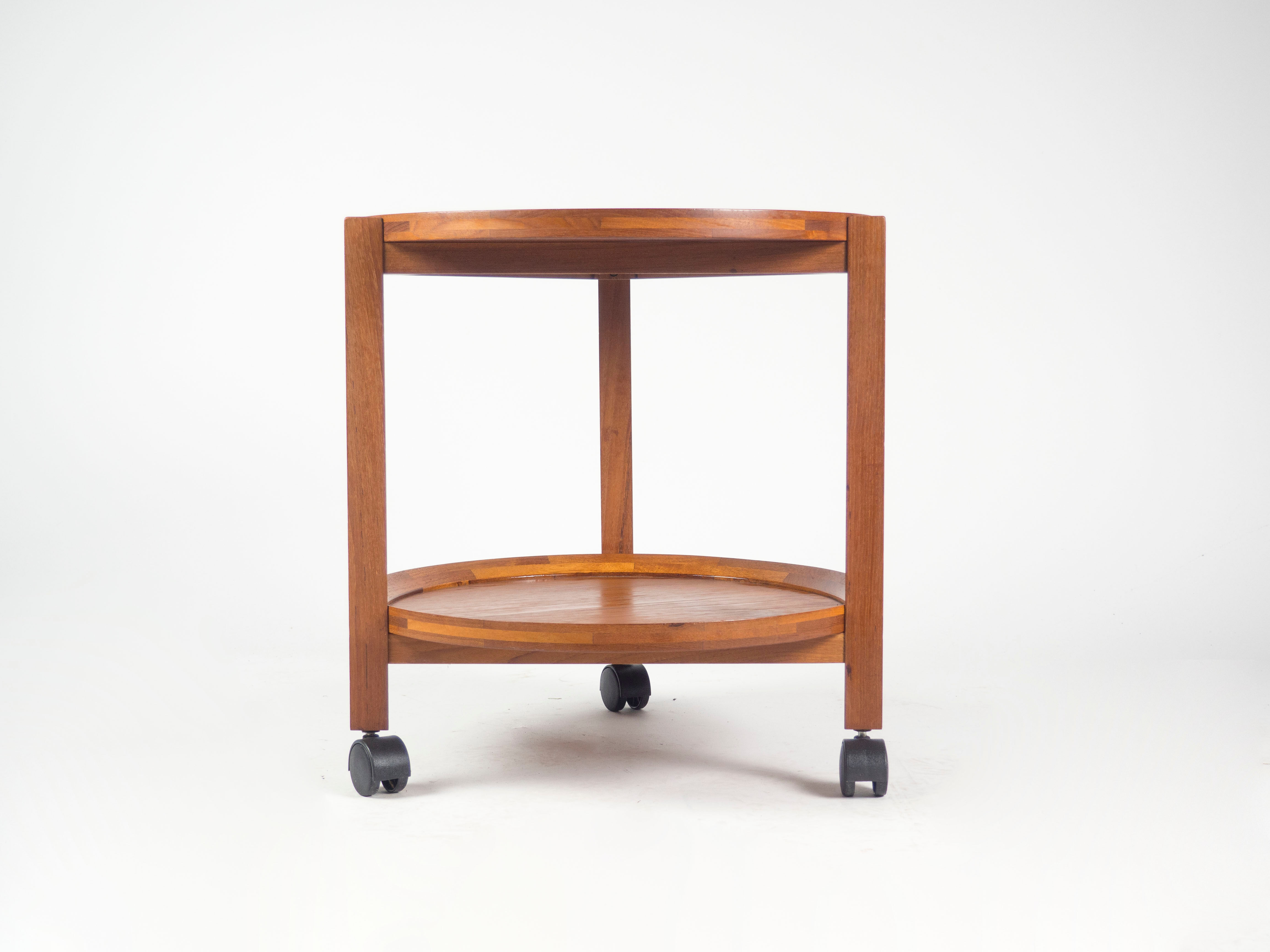 Danish teak trolley bar, Denmark, 1960s