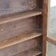 Armoire murale vitrée en bois ancien