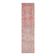 1970s Turkish Oushak Handmade Wool Cotton Pink Runner Rug 78x345