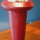 Lampe année 40/50 Maison Lancel Gainée De Cuir Bordeaux