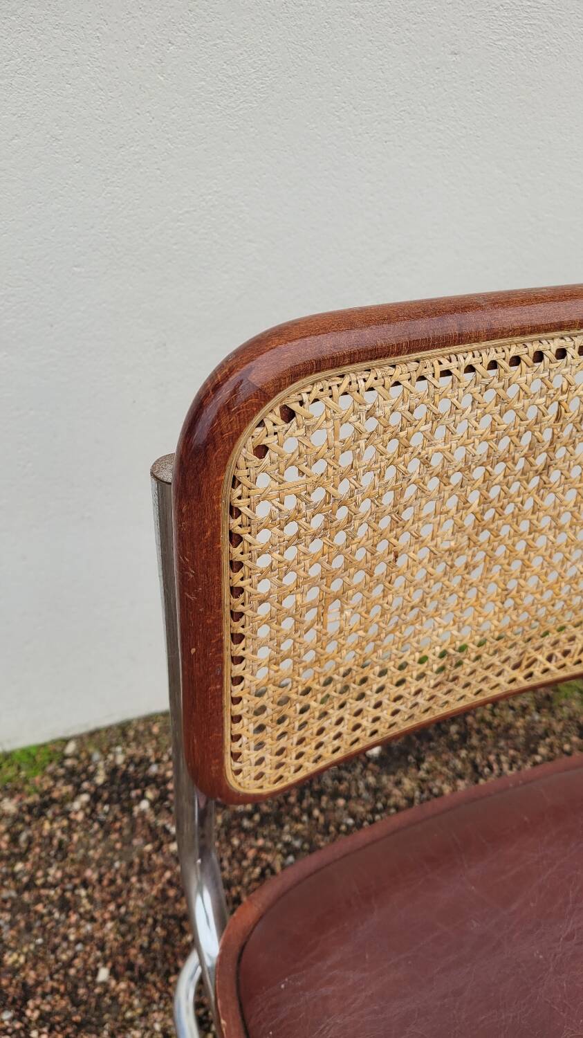 Paire de chaises b32 Marcel Breuer cesca -1970s