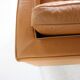Dutch design three seater leather sofa by Artifort