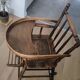 Antique baby high chair